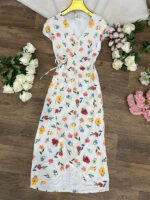 Robe Midi à fleur 0037