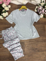 Pyjama katifa demi manche 0039 – Image 3