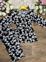 Pyjama à fleur Boutonné TU 0063 – Image 6