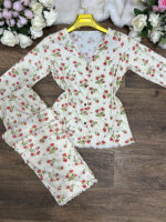 Pyjama à fleur Boutonné TU 0063
