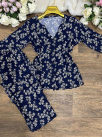 Pyjama à fleur Boutonné TU 0063 – Image 2