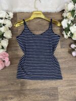 Top à bretelles rayé 0079