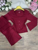 Pyjama côtelé TU 0068 – Image 4