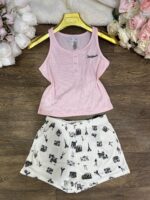 Pyjama Short Côtelé1 0039 – Image 3