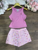 Pyjama Short Côtelé1 0039 – Image 2