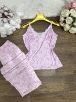 Pyjama à bretelles dentelle 0063 – Image 6