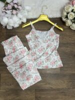 Pyjama à bretelles dentelle 0063 – Image 4