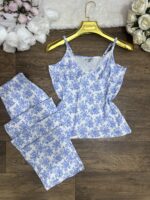 Pyjama à bretelles dentelle 0063 – Image 3