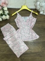 Pyjama à bretelles dentelle 0063 – Image 2