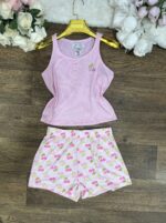 Pyjama Short Côtelé1 0039