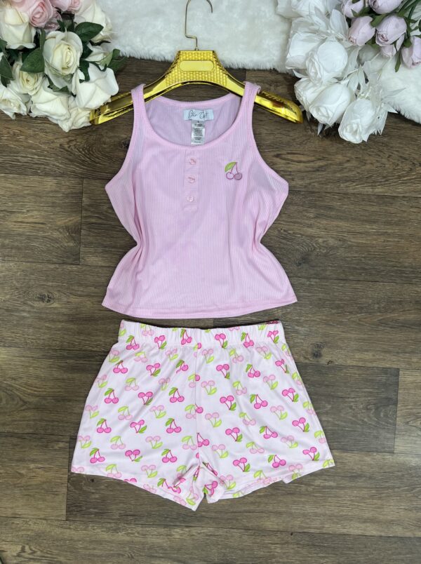 Pyjama Short Côtelé1 0039