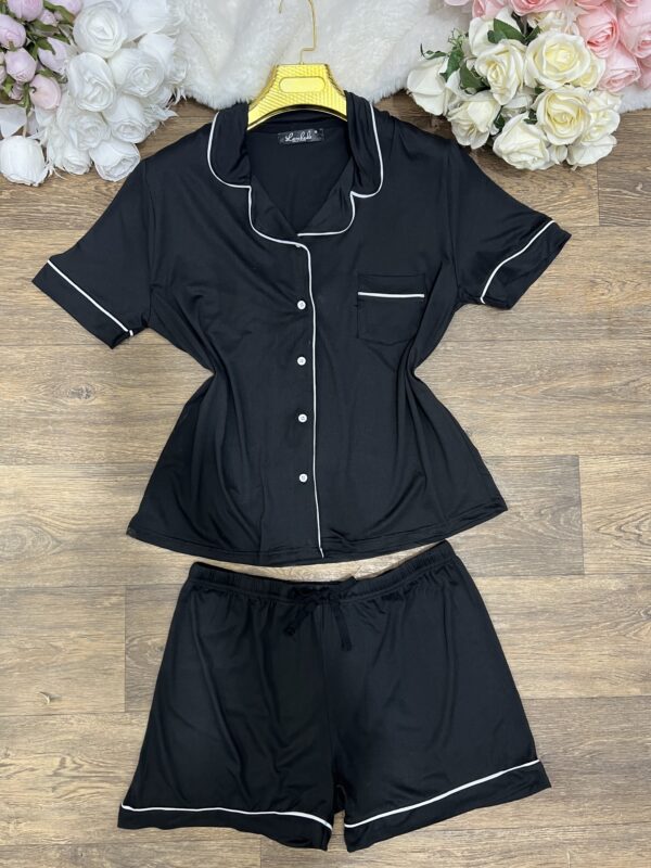 Pyjama short boutonnée 0066