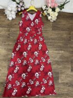 Robe longue cache-cœur 0084 – Image 3