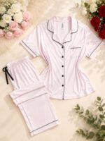 Pyjama Pantalon Boutonné 0010