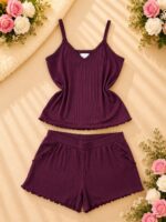 Pyjama Short2 Côtelé C&A 0028