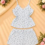 Pyjama Short1 Côtelé C&A 0028