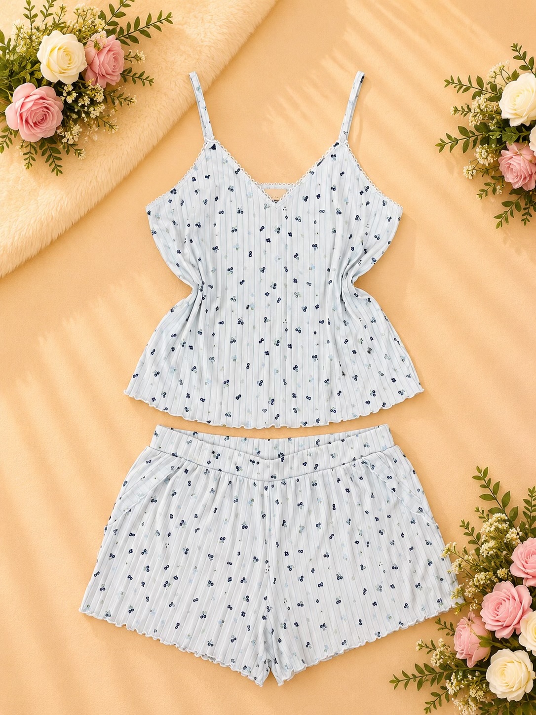 9AE7A7CD-8F95-4DAC-803B-EF33393D323A-compressed Pyjama Short1 Côtelé C&A 0028 – Image 1