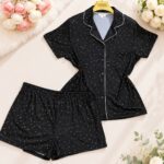 Pyjama Short Boutonné 0009