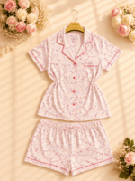 Pyjama Short Boutonné 0044 – Image 4
