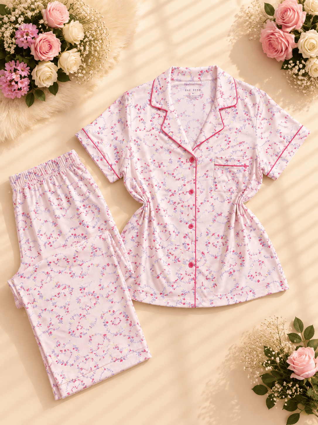 HLOZ0330 Pyjama Boutonné Rae Dunn 0045 – Image 1