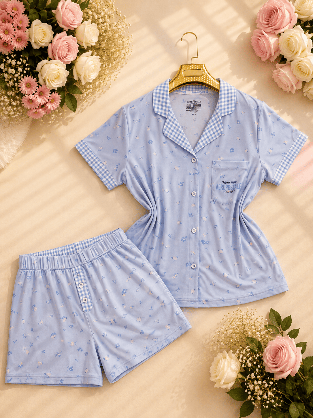 HQMK5919 Pyjama Short Boutonné 0044 – Image 1