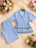 Pyjama Pantacourt Boutonné 0040