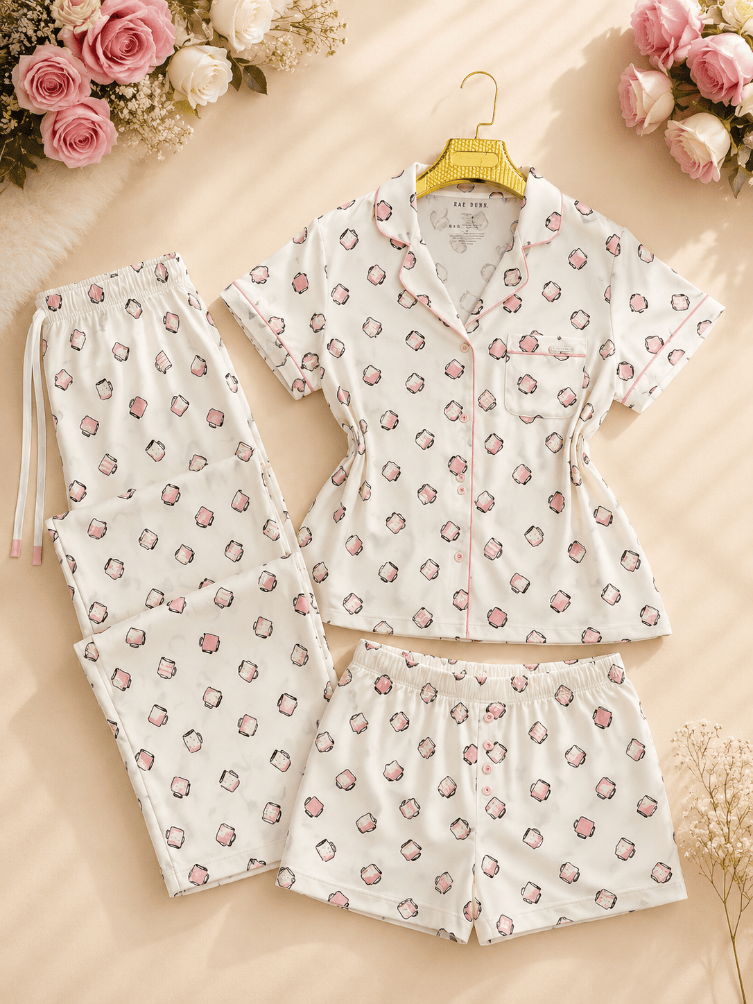 MVNQ3499 Pyjama Pantalon 3piéces 0042 – Image 1