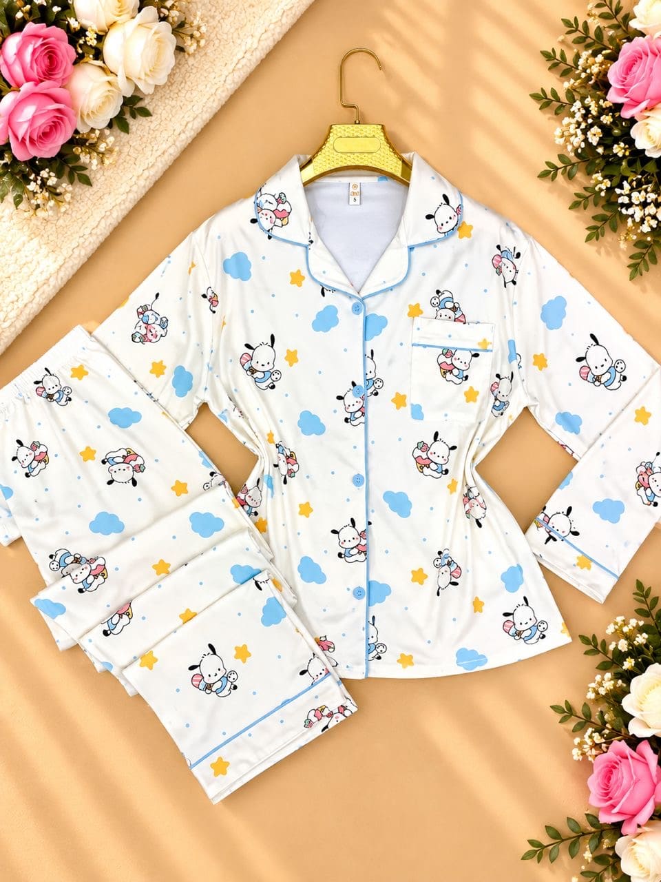 ENYB2485 Pyjama Boutonné Imprimé1 0008 – Image 1