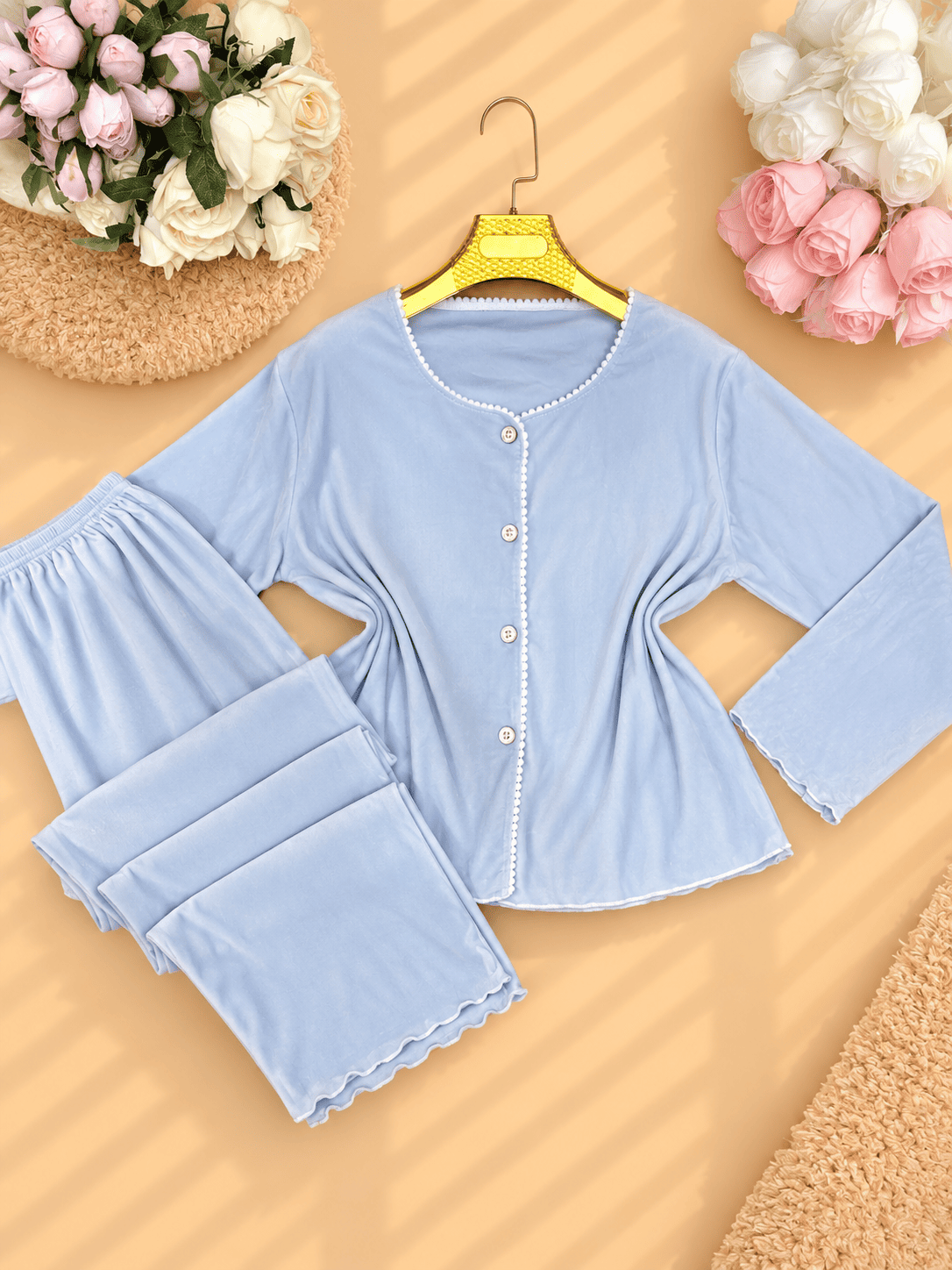 IIPZ9262 Pyjama Katifa Boutonné 0004 – Image 1