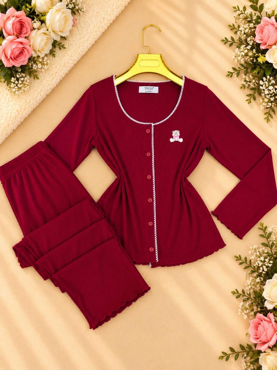 VLIE1018 Pyjama Boutonné TRESS 0006 – Image 1